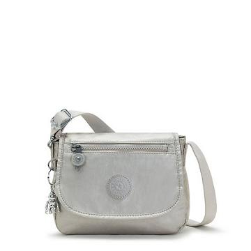 Kipling Sabian Metallic Crossbody Mini Bag Bright Metallic | CA 1350MQ